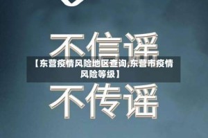 【东营疫情风险地区查询,东营市疫情风险等级】