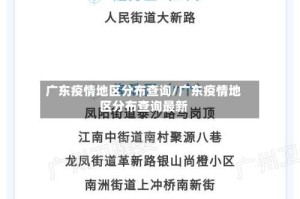 广东疫情地区分布查询/广东疫情地区分布查询最新