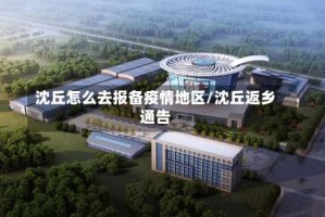 沈丘怎么去报备疫情地区/沈丘返乡通告