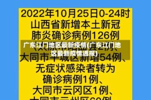广东江门地区最新疫情(广东江门地区最新疫情通报)