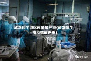 武汉那个地区疫情最严重(武汉哪个市疫情最严重)