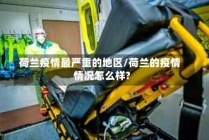 荷兰疫情最严重的地区/荷兰的疫情情况怎么样?