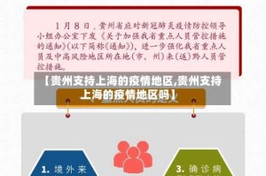 【贵州支持上海的疫情地区,贵州支持上海的疫情地区吗】