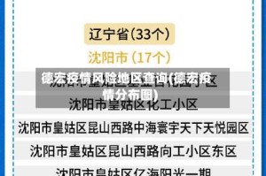 德宏疫情风险地区查询(德宏疫情分布图)