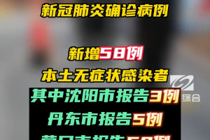 【辽宁新增13例本土确诊／辽宁新增确诊病例1例】
