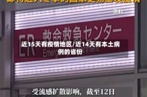 近15天有疫情地区/近14天有本土病例的省份