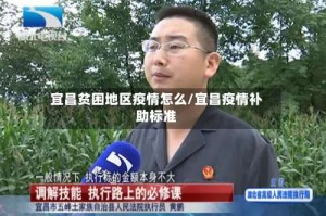 宜昌贫困地区疫情怎么/宜昌疫情补助标准