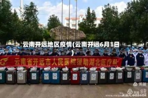 云南开远地区疫情(云南开远6月1日)