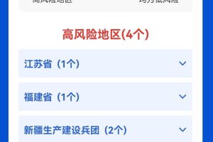 全国24地中风险-全国中号风险地区