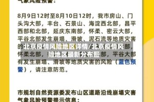 北京疫情风险地区详情/北京疫情风险地区最新分布图