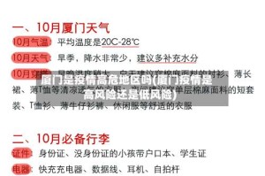 厦门是疫情高危地区吗(厦门疫情是高风险还是低风险)