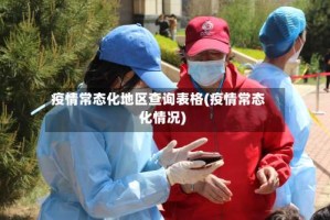 疫情常态化地区查询表格(疫情常态化情况)