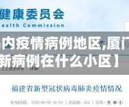 【厦门岛内疫情病例地区,厦门疫情最新病例在什么小区】