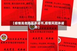 【疫情高危地区承诺书,疫情风险承诺书】