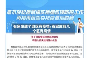 石家庄那个地区有疫情/石家庄那几个区有疫情