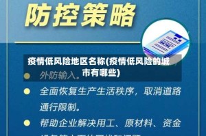 疫情低风险地区名称(疫情低风险的城市有哪些)