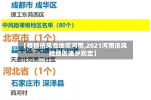 【疫情低风险地区河南,2021河南低风险地区返乡规定】