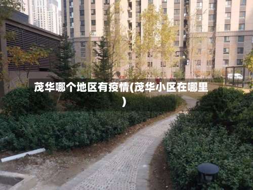 茂华哪个地区有疫情(茂华小区在哪里)-第1张图片