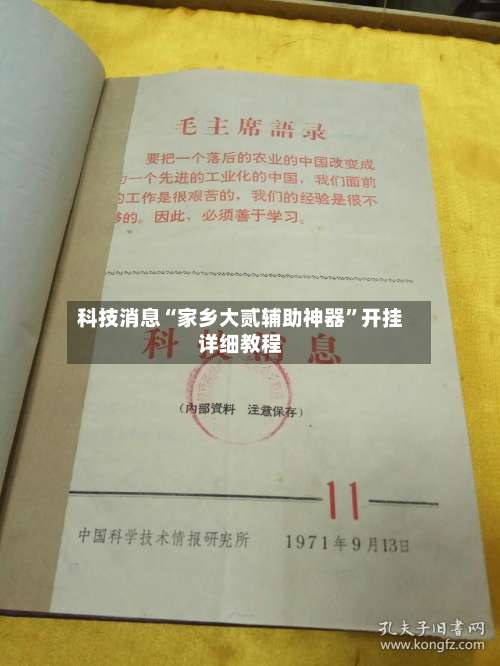 科技消息“家乡大贰辅助神器	”开挂详细教程-第2张图片