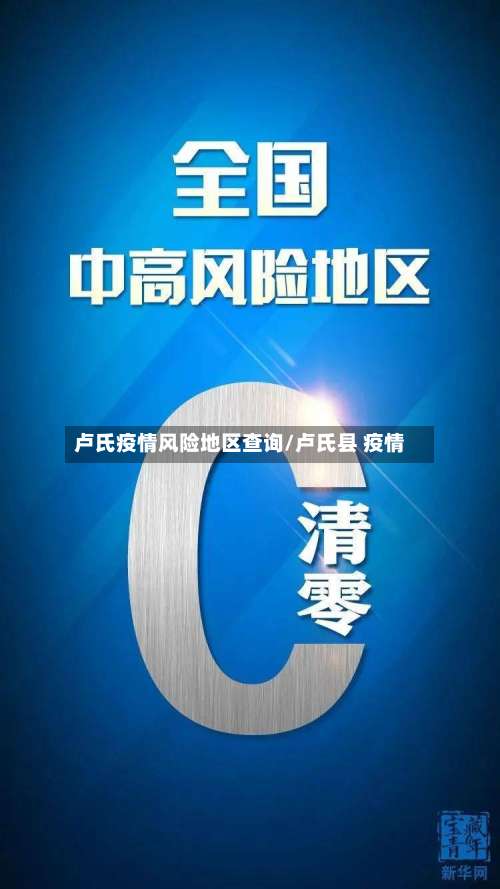 卢氏疫情风险地区查询/卢氏县 疫情-第3张图片