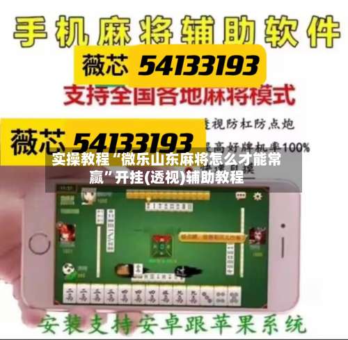 实操教程“微乐山东麻将怎么才能常赢”开挂(透视)辅助教程-第1张图片