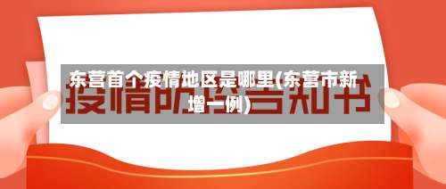 东营首个疫情地区是哪里(东营市新增一例)-第1张图片