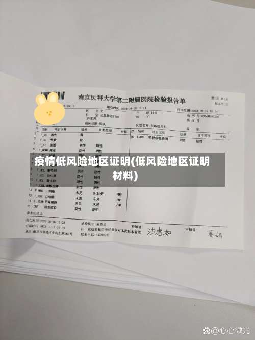 疫情低风险地区证明(低风险地区证明材料)-第2张图片