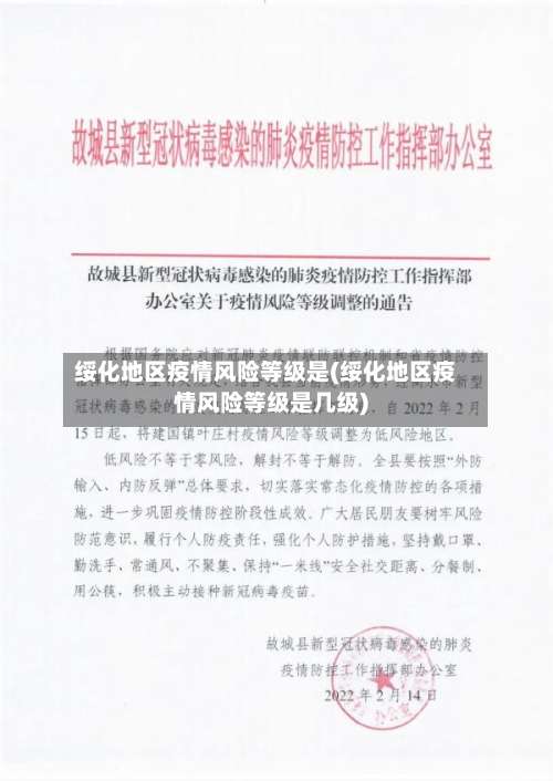 绥化地区疫情风险等级是(绥化地区疫情风险等级是几级)-第2张图片