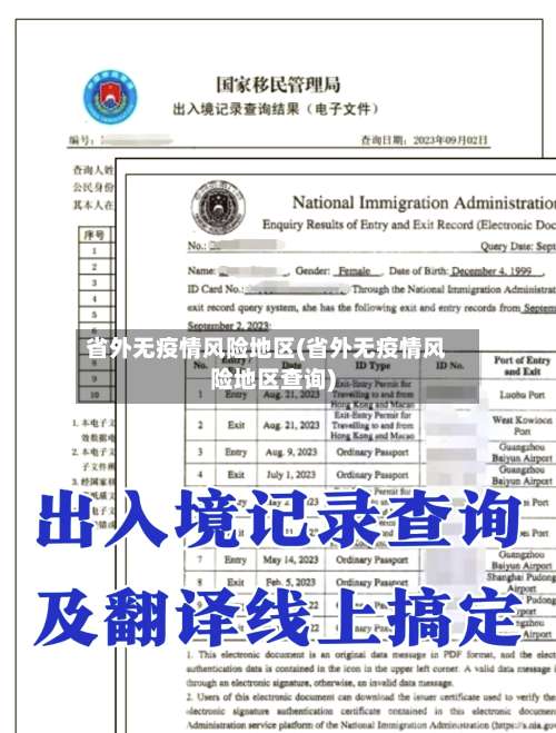 省外无疫情风险地区(省外无疫情风险地区查询)-第1张图片
