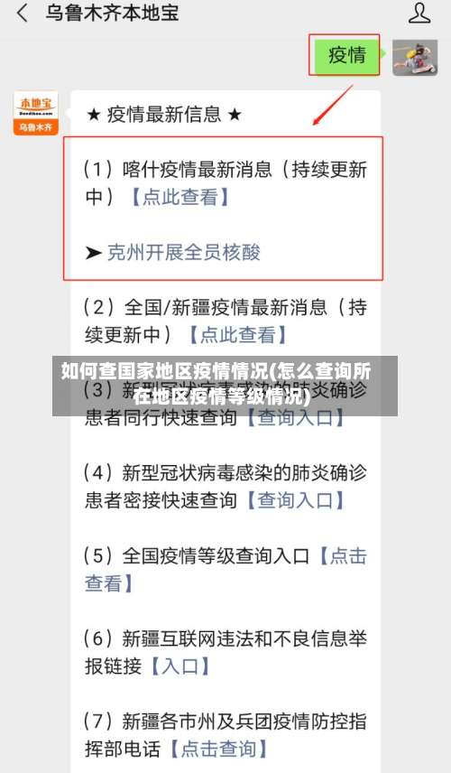 如何查国家地区疫情情况(怎么查询所在地区疫情等级情况)-第2张图片