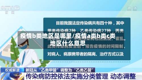 疫情b类地区是哪里/疫情a类b类c类地区什么意思-第1张图片