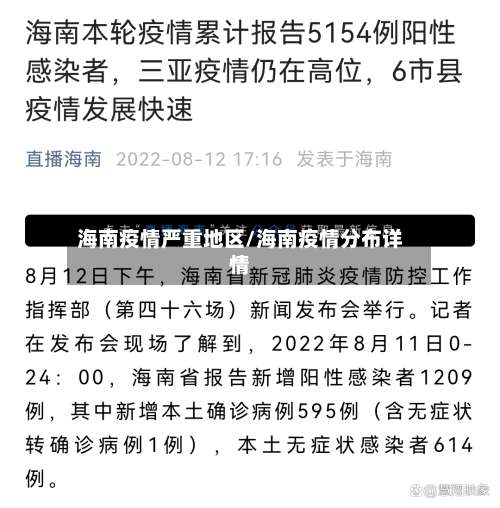 海南疫情严重地区/海南疫情分布详情-第3张图片