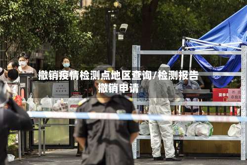 撤销疫情检测点地区查询/检测报告撤销申请-第2张图片