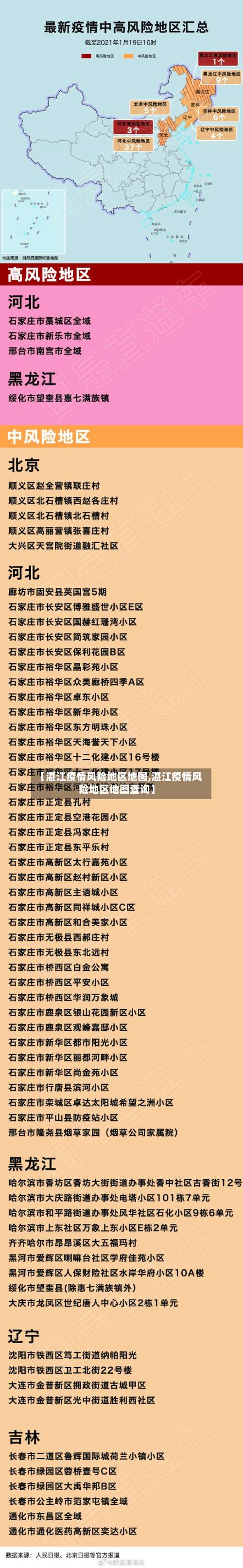 【湛江疫情风险地区地图,湛江疫情风险地区地图查询】-第2张图片