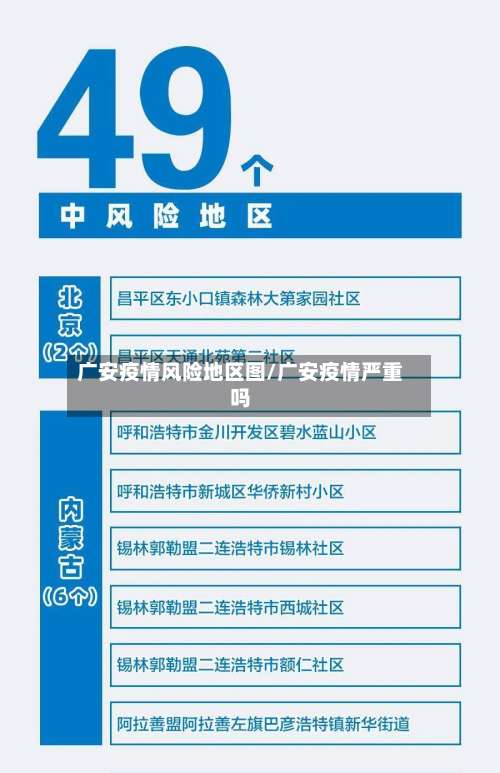 广安疫情风险地区图/广安疫情严重吗-第2张图片