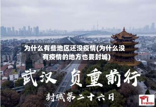 为什么有些地区还没疫情(为什么没有疫情的地方也要封城)-第1张图片
