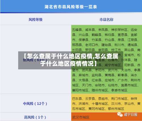 【怎么查属于什么地区疫情,怎么查属于什么地区疫情情况】-第1张图片