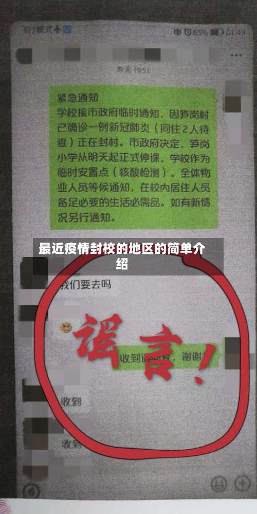 最近疫情封校的地区的简单介绍-第2张图片