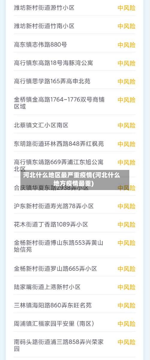 河北什么地区最严重疫情(河北什么地方疫情最重)-第2张图片