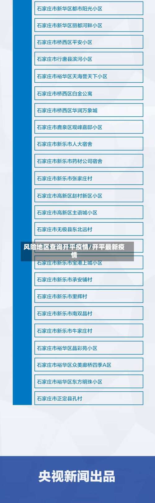 风险地区查询开平疫情/开平最新疫情-第3张图片