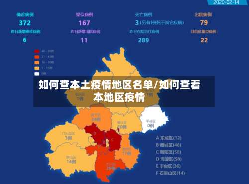 如何查本土疫情地区名单/如何查看本地区疫情-第2张图片