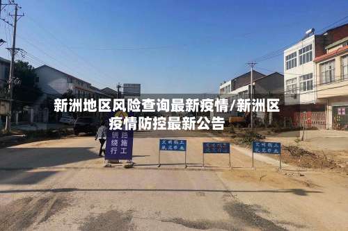 新洲地区风险查询最新疫情/新洲区疫情防控最新公告-第2张图片
