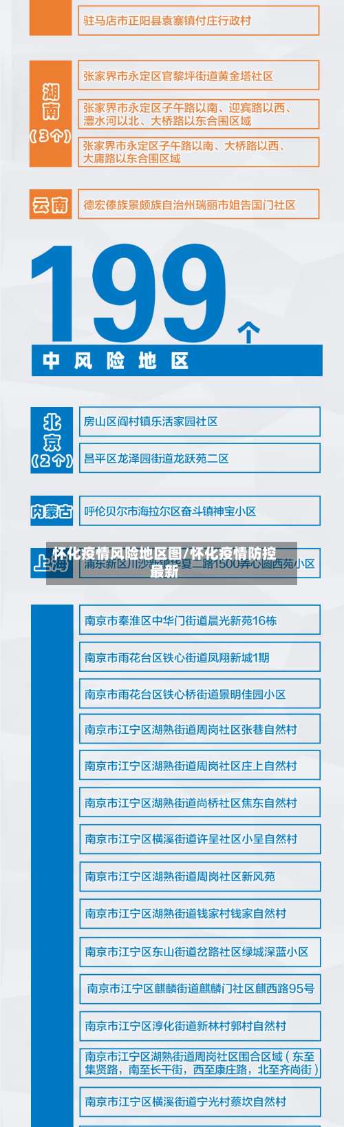 怀化疫情风险地区图/怀化疫情防控最新-第1张图片